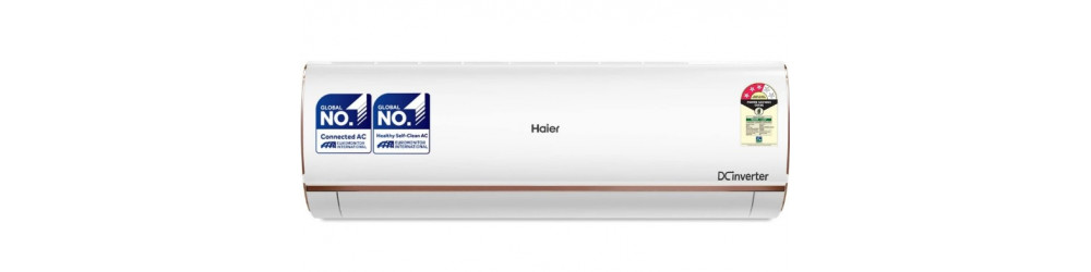 Air Conditioner: Haier 1 Ton Rs.33240 to Rs.34990
